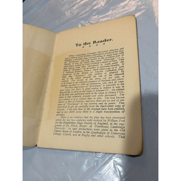 Everyman: being a moralle playe of the XV centurie Play 1903 in Boston - Picture 6 of 7